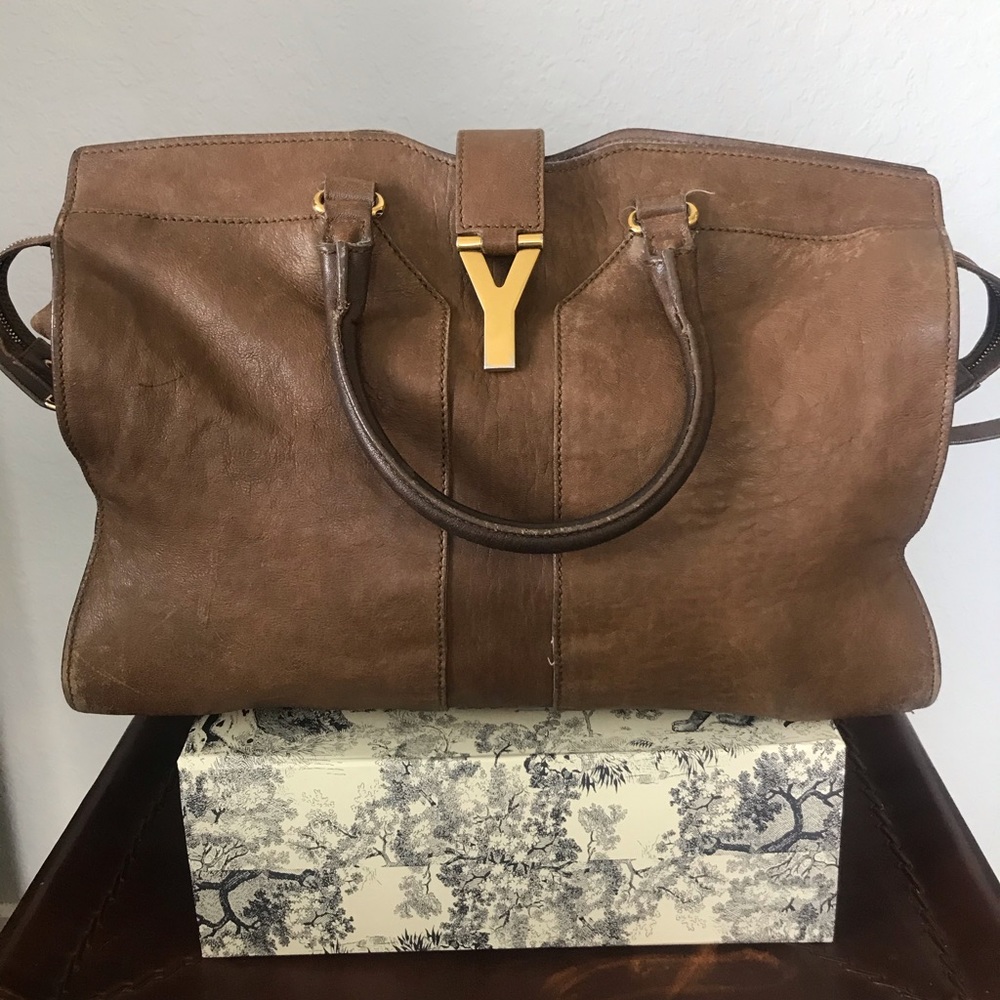 Saint Laurent Chyc Cabas Tote Leather Medium bag